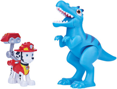 Spin Master Παιχνίδι Μινιατούρα Paw Patrol Marshall And Velociraptor για 3+ Ετών