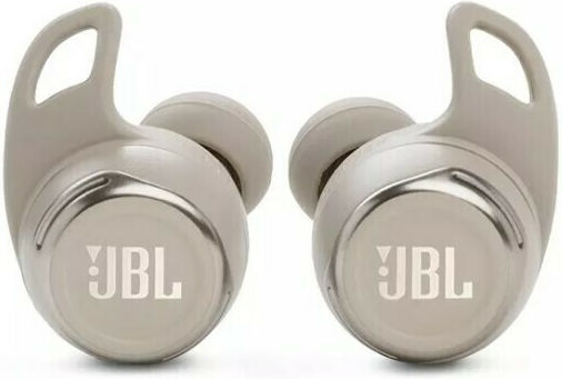 JBL Reflect Flow Pro+ In ear Bluetooth хендсфри Слушалки с Устойчивост на Пот и Кутийка за Зареждане Бял