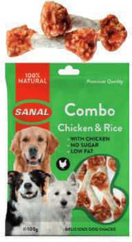 Sanal Combo Rice Dog Treat Diet with Chicken 100gr 2413