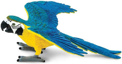 Safari Ltd Miniature Toy Blue & Gold Macaw