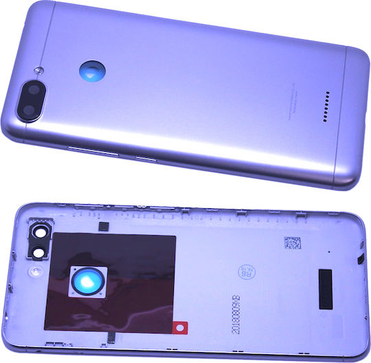 Κапак за замяна на батерията Син за Redmi 6