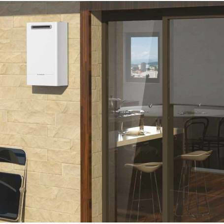 Ariston Next Evo X Outdoor 11 Wall Mounted Natural Gas Instant Water Heater for Central Installation 11kW