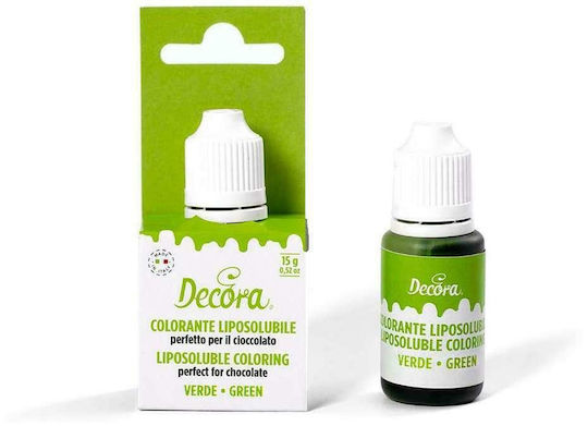Decora Lebensmittelfarbe Liposoluble Coloring Green 1Stück 15gr 9600083