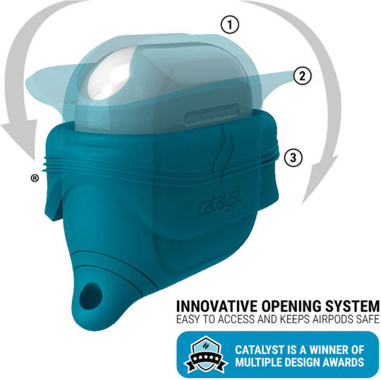 Catalyst Influence Θήκη Σιλικόνης με Γάντζο σε Μπλε χρώμα για Apple AirPods 3