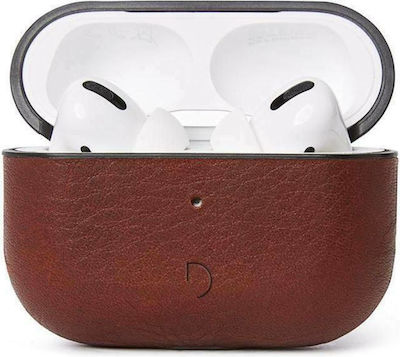 Decoded Leather Aircase Δερμάτινη Καφέ (Apple AirPods 3)