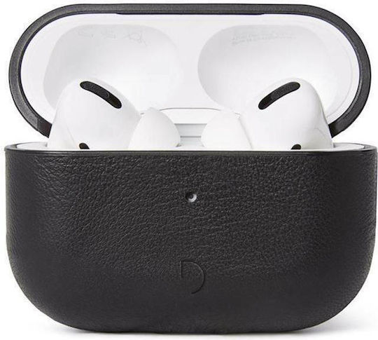 Decoded Leather Aircase Калъф в Черен цвят за Apple AirPods 3