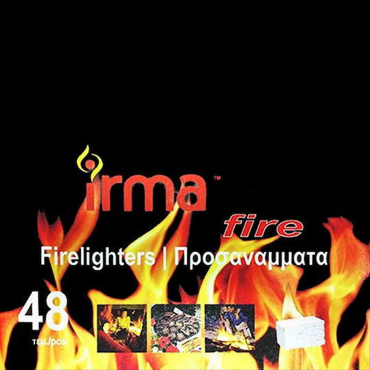 Irma Fire Cuburi de lemn de foc 48buc