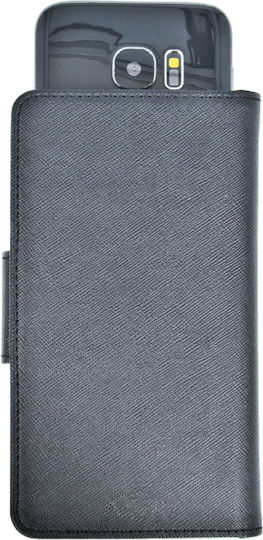 TelForceOne Fancy Book με Clip Buchhülle bis 5.3" Schwarz