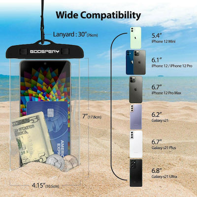 Mercury Goospery Wasserdichtes Gehäuse bis 6.5" Schwarz