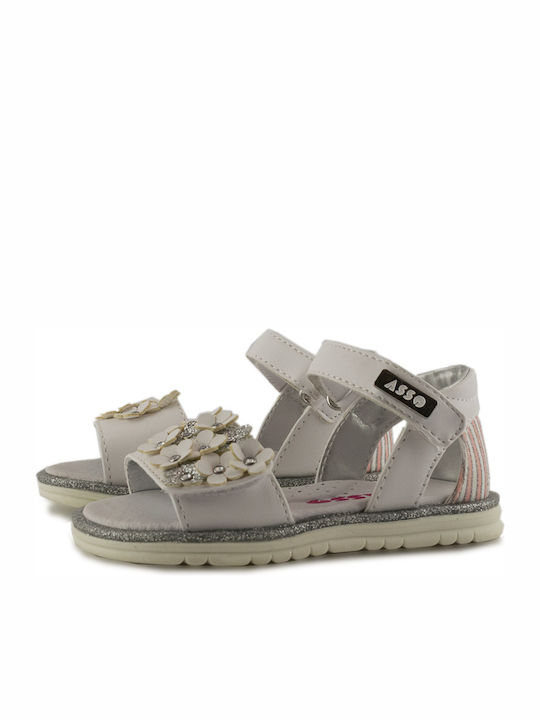 Asso Kids' Sandals White