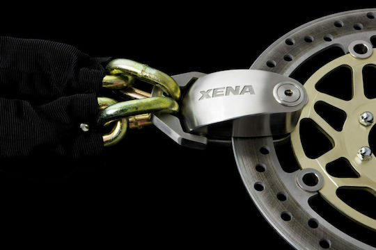 Xena XCH10 120 Αντικλεπτική Αλυσίδα Μοτοσυκλέτας με Μήκος 120εκ. Μαύρο Χρώμα