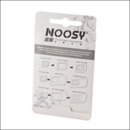 Noosy Nano SIM Adapter in Black color