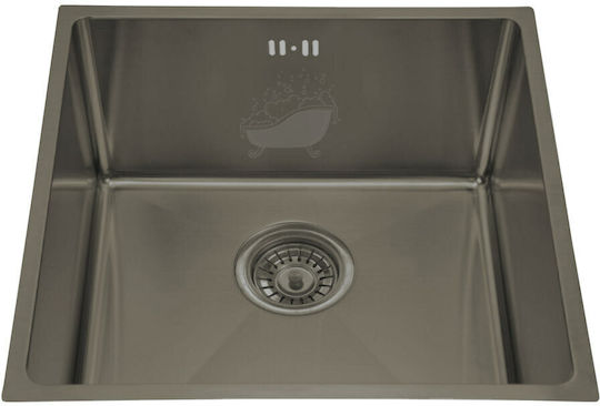 Fortinox Squadro Υποκαθήμενος Inox Μ54xΠ44cm
