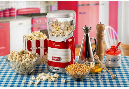 Ariete Party Time Popcorn Maker Hot Air 1100W Red