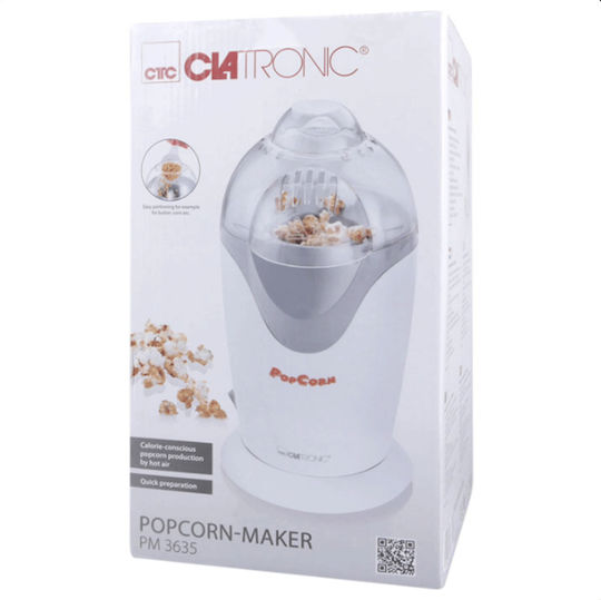 Clatronic PM 3635 Popcorn Maker Hot Air 1200W