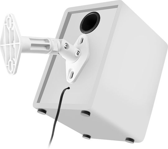 Audizio Wandmontierte Lautsprecherständer HTS20W Paar in Weiß Farbe