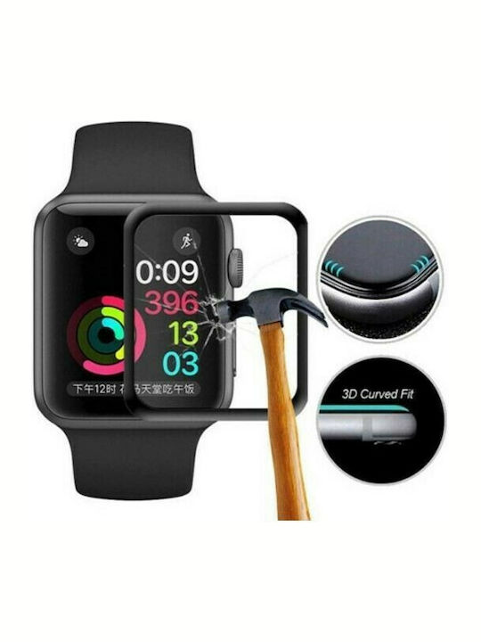 Full Face Tempered Glass για το Apple Watch 38mm 1τμχ