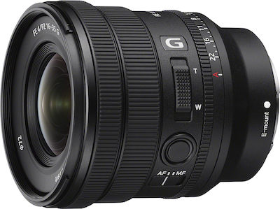 Sony Full Frame Φωτογραφικός Φακός FE PZ 16-35mm F/4 G Ultra-Wide Zoom για Sony E Mount Black