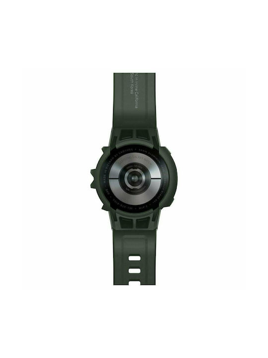 Spigen Rugged Armor Pro Silicone Case Military Green for Galaxy Watch 4 44mm
