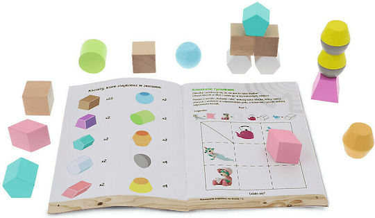 Trefl Building Blocks My First Code Wooden for 1.5+ Years 50 Pieces