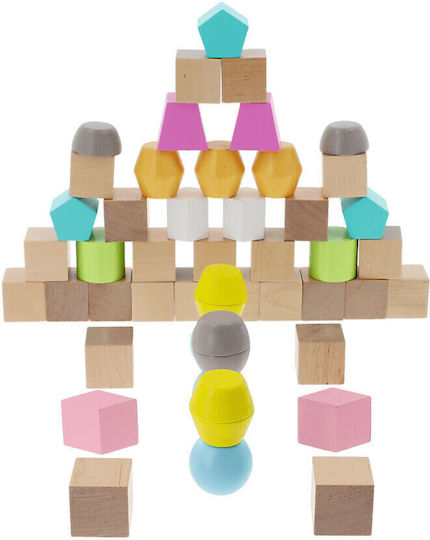 Trefl Building Blocks My First Code Wooden for 1.5+ Years 50 Pieces