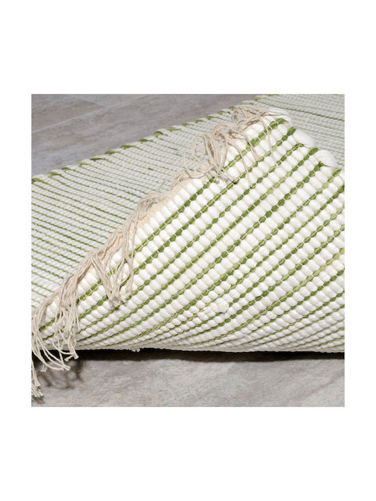 Tzikas Carpets Natura 30160-050 Teppich Außenbereich Rechteckig Baumwolle mit Fransen Light Blue