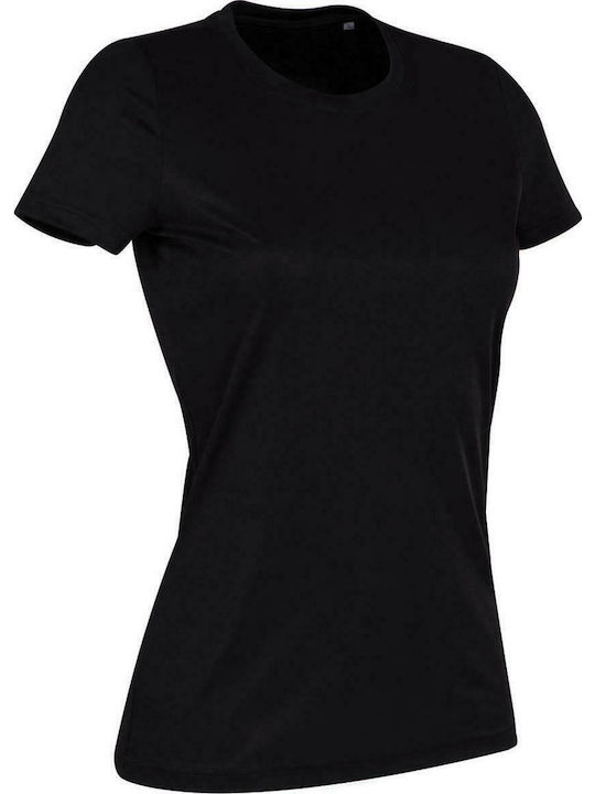 Stedman Γυναικείο Διαφημιστικό T-shirt Κοντομάνικο Black Opal