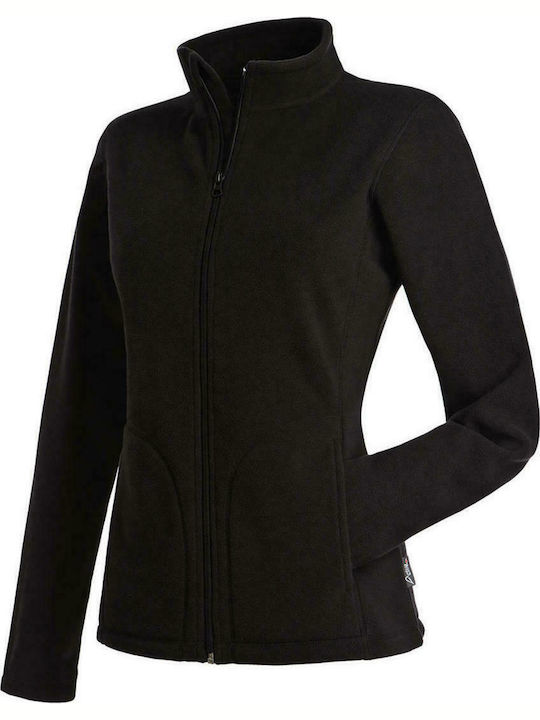 Stedman Women's Long Sleeve Promotional Cardigan Black