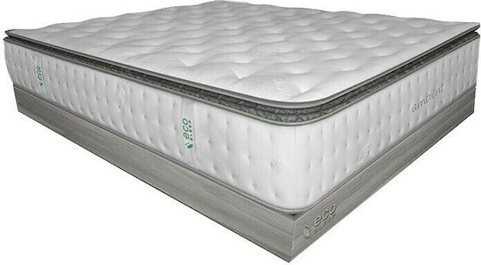 Eco Sleep Ambient Halb-Doppel Ergonomisch Matratze Memory-Schaum / Schaum Beidseitig 110x200x38cm mit Topper
