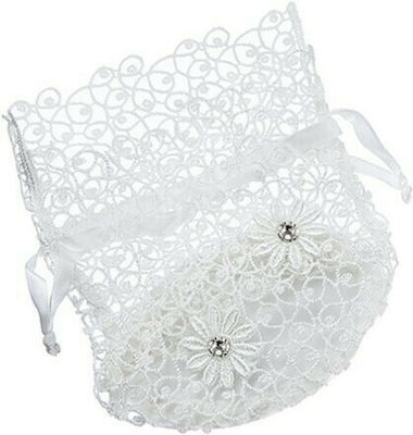 Baptism Favourite Wedding Favourite Pouch with Lace 0215.20651