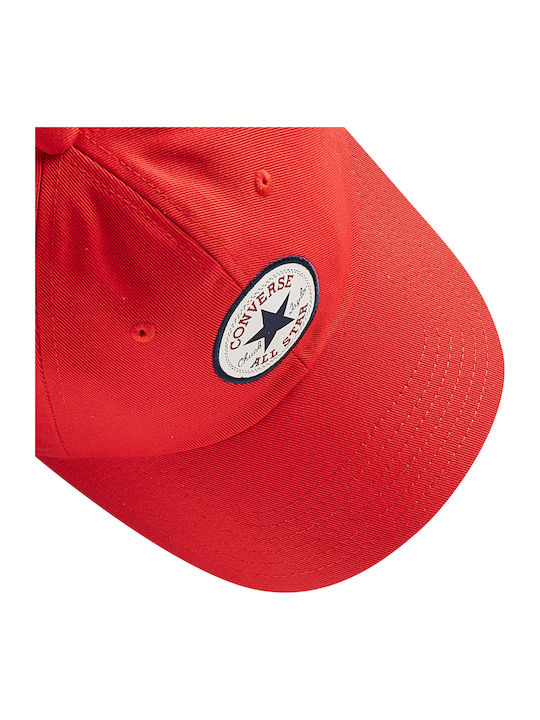Converse Παιδικό Καπέλο Jockey Υφασμάτινο All Star Baseball Cap Κόκκινο