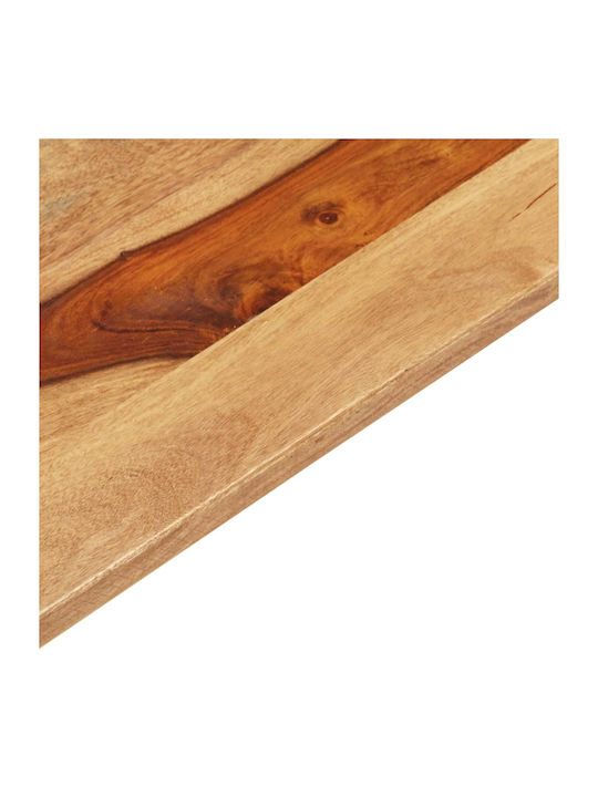 vidaXL Square Table Surface made of Solid Wood in Brown Color 80x80cm 285987 1pcs