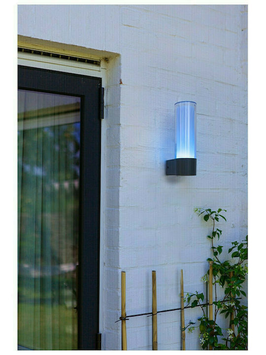 Lutec Dropa Wall-Mounted Outdoor Lantern LED IP44 9.5W with RGB Light 26x11.2x8.2εκ.