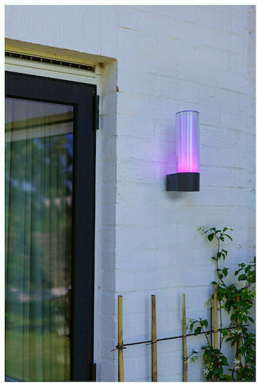 Lutec Dropa Επιτοίχιο Εξωτερικό Φαναράκι LED IP44 9.5W με RGB Φως 26x11.2x8.2εκ.