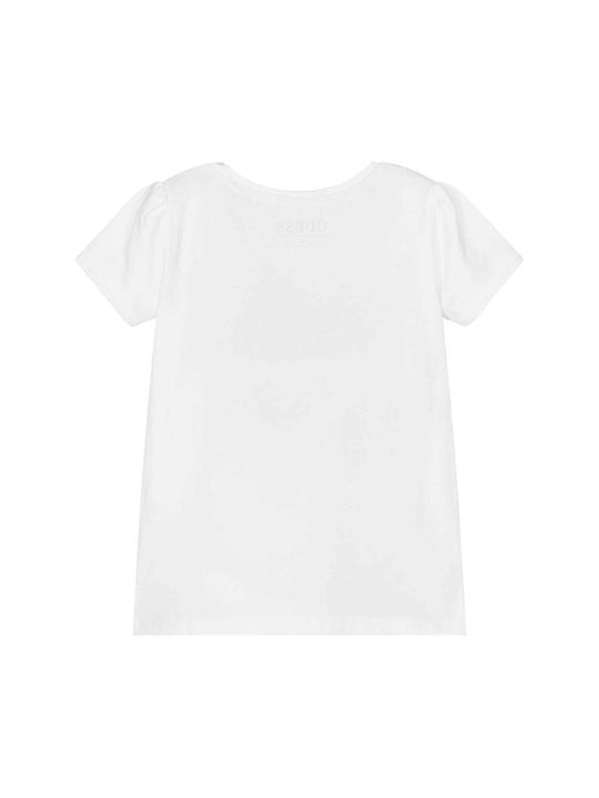 Guess Tricou pentru copii Alb