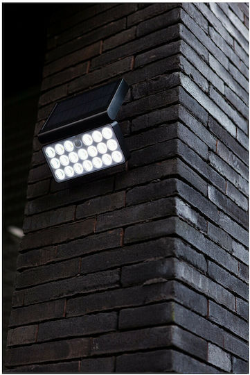 Lutec Tuda Wall Mounted Solar Light 8.5W 800lm Warm to Cool White with Motion Sensor IP44 18.2cmx11.1cmx18cmcm