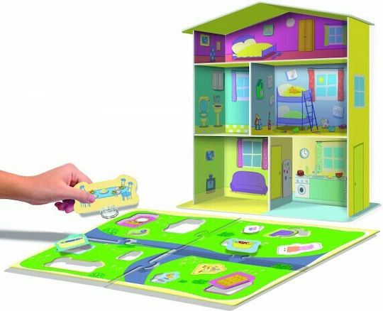 Lisciani Giochi Παιχνίδι Κατασκευών Χάρτινο Peppa Pig House 3D για Παιδιά 3+ Ετών