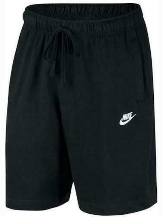 Sportswear Club Αθλητική Ανδρική Βερμούδα Μαύρη