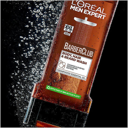 L'Oreal Paris Men Expert Barber Club Shower Gel for Men 400ml