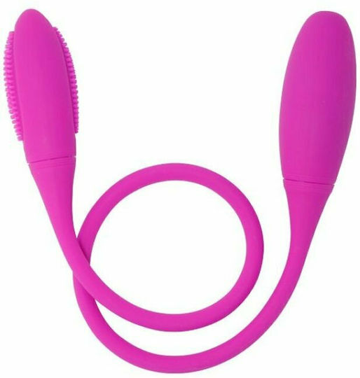 Pretty Love Snaky Vibe 7 Functions Of Vibration Rechargeable Dublu Vibrator Roz