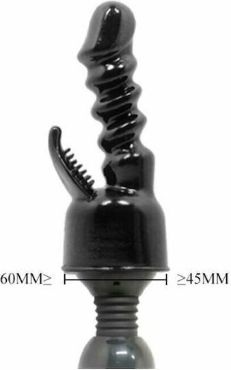 Baile Power Head Super Dong Wang Massager Head Глава за Вибратор Черно