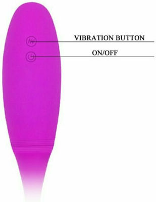 Pretty Love Snaky Vibe Dublu Vibrator cu Telecomandă Violet