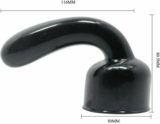 Baile Power Head Interchangeable Wand Massager Head Κεφαλή για Δονητή Black