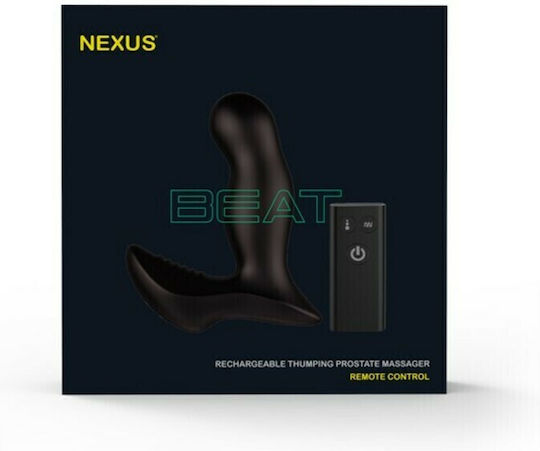 Nexus Prostate Thumper Dildo Anal cu Funcție Wireless și Vibrație Negru 13.3cm