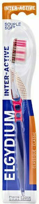 Elgydium Interactive Manual Toothbrush Soft Pink 1pcs