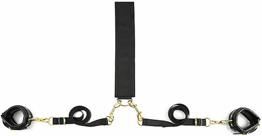 Sportsheets Bed Restraint Set Under The Bed Restraint Set Special Edition in Black Color