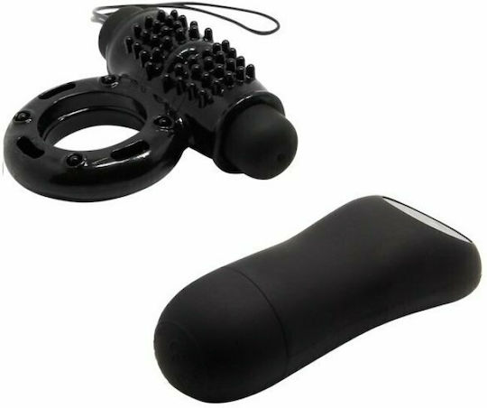 Baile Wireless Remote Controlled Power Cock Ring Black