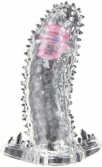 Baile Brave Man Sensor Penis Sleeve Penis Extension Transparent 18cm