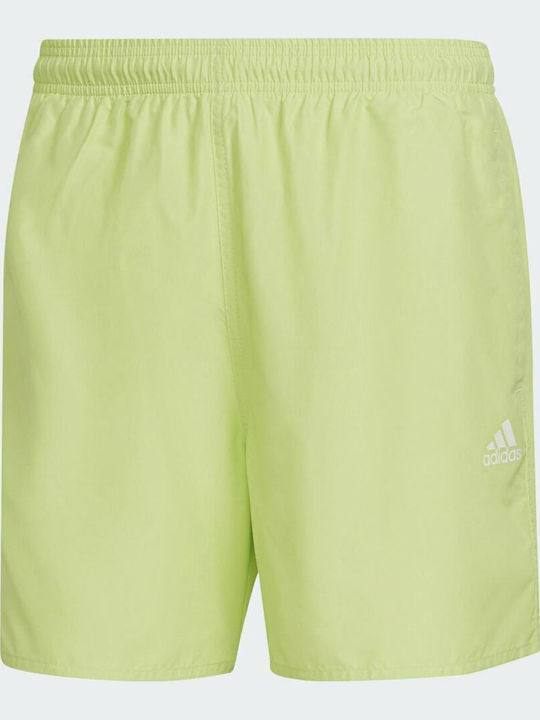 Solid Men's Swimwear Shorts Yellow