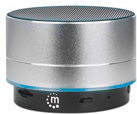 Manhattan Metallic Led Ηχείο Bluetooth 3W με Διάρκεια Μπαταρίας έως 5 ώρες Ασημί